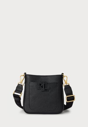 PEBBLED LEATHER SMALL CAMERYN CROSSBODY
 - Plecu soma - black