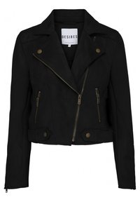 Desires DETABARAK Chaqueta de cuero sintético black/gunmetal