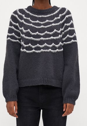 Strickpullover - dark grey