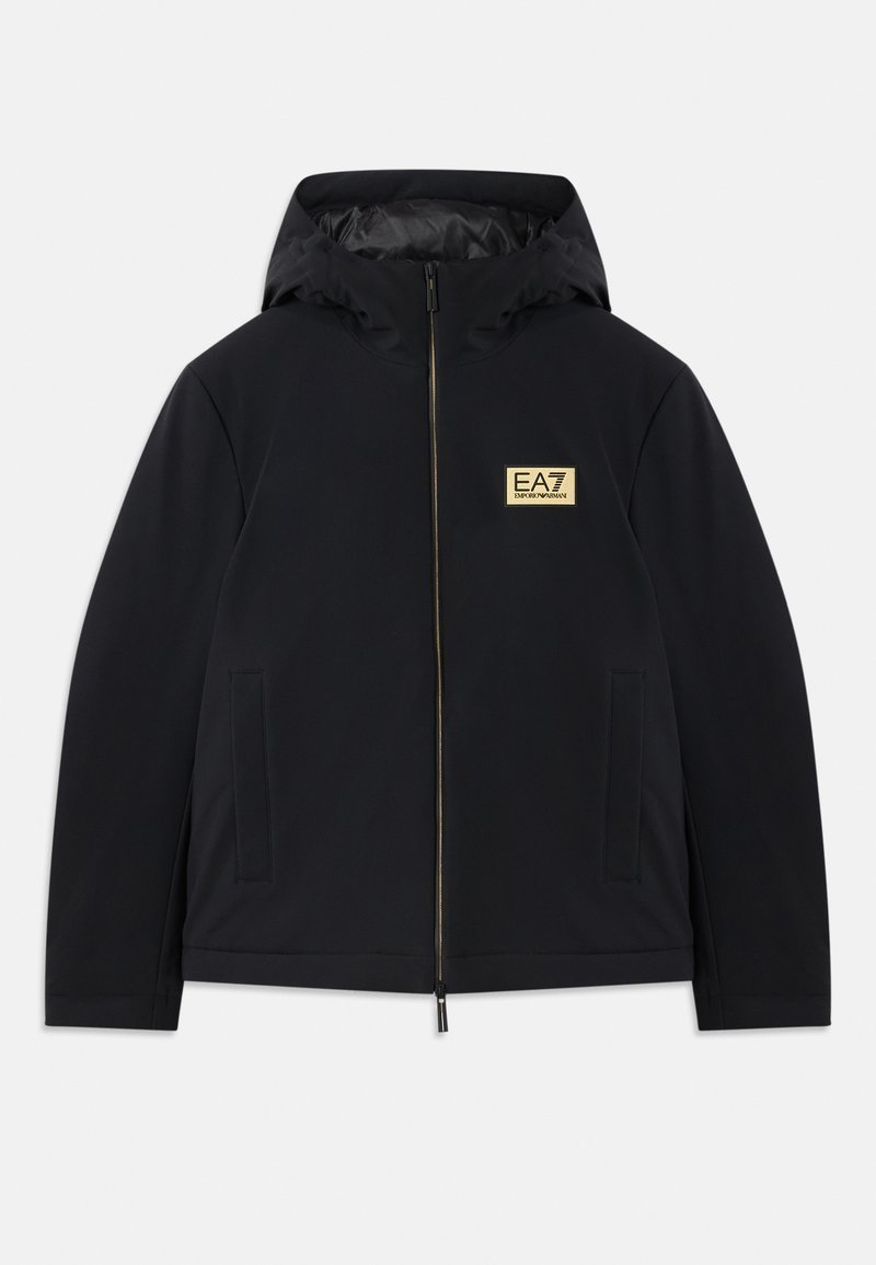 EA7 Emporio Armani TRAIN LABEL JACKETS - Chaqueta de invierno - black ...