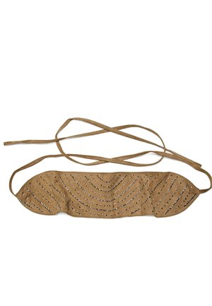 Massimo Dutti Waist belt - beige