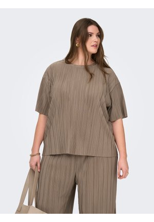 CARRAVENNA PLISSE - T-Shirt print - caribou