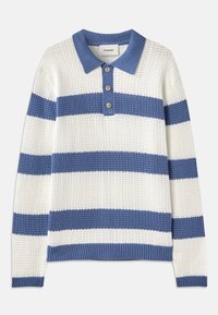 ELIO STRIPED - Striktrøje - blue