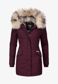 Unselected, burgundy