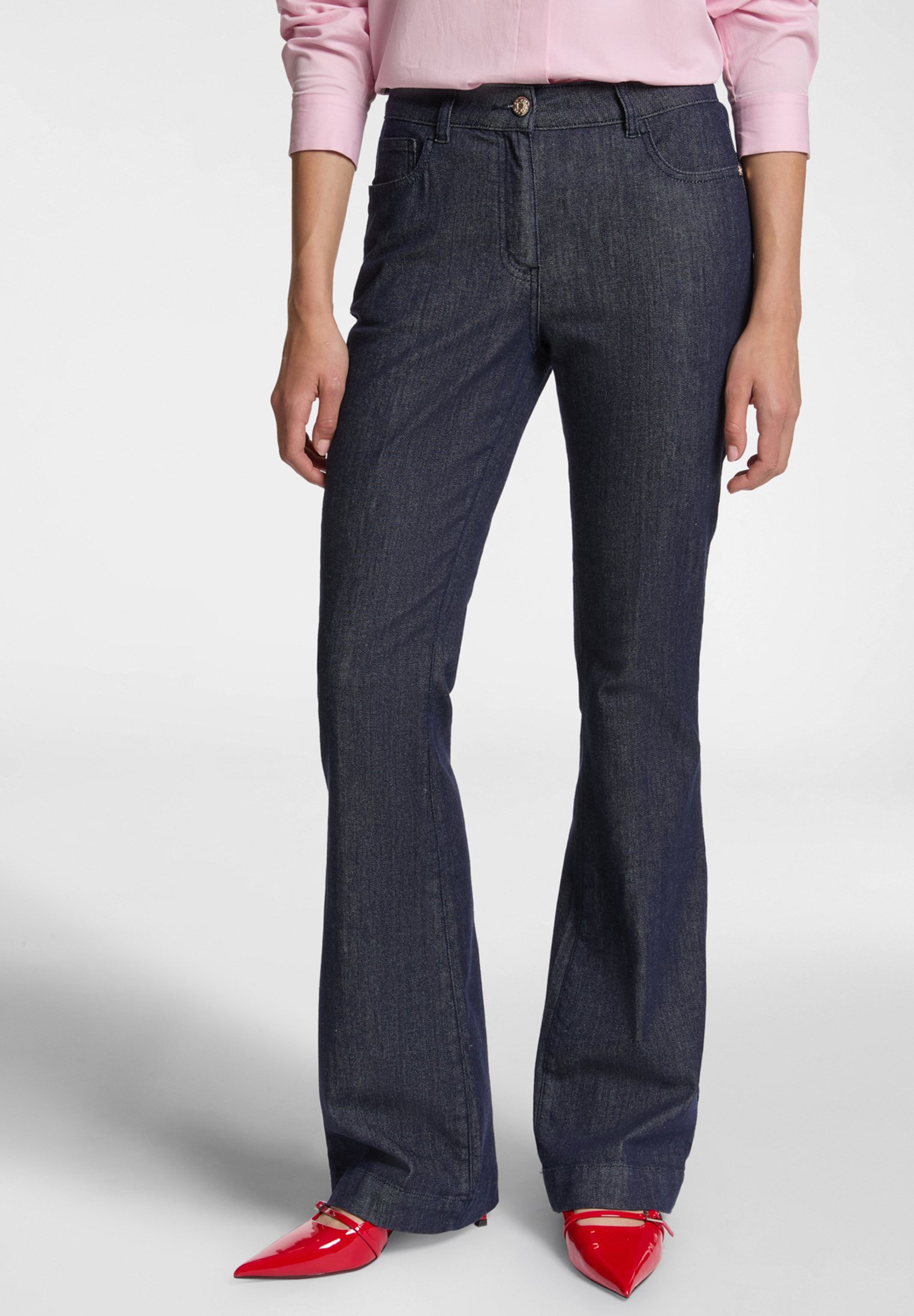 Jeans Pantaloni Palazzo Elena Miro Elena Mirò Wide Leg Blu