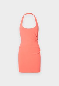 CYNDIE HALTER MINI DRESS - Cocktail dress / Party dress - coral