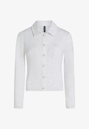 KARL LAGERFELD, SIGNATURE - Haut de pyjama - light grey mel
