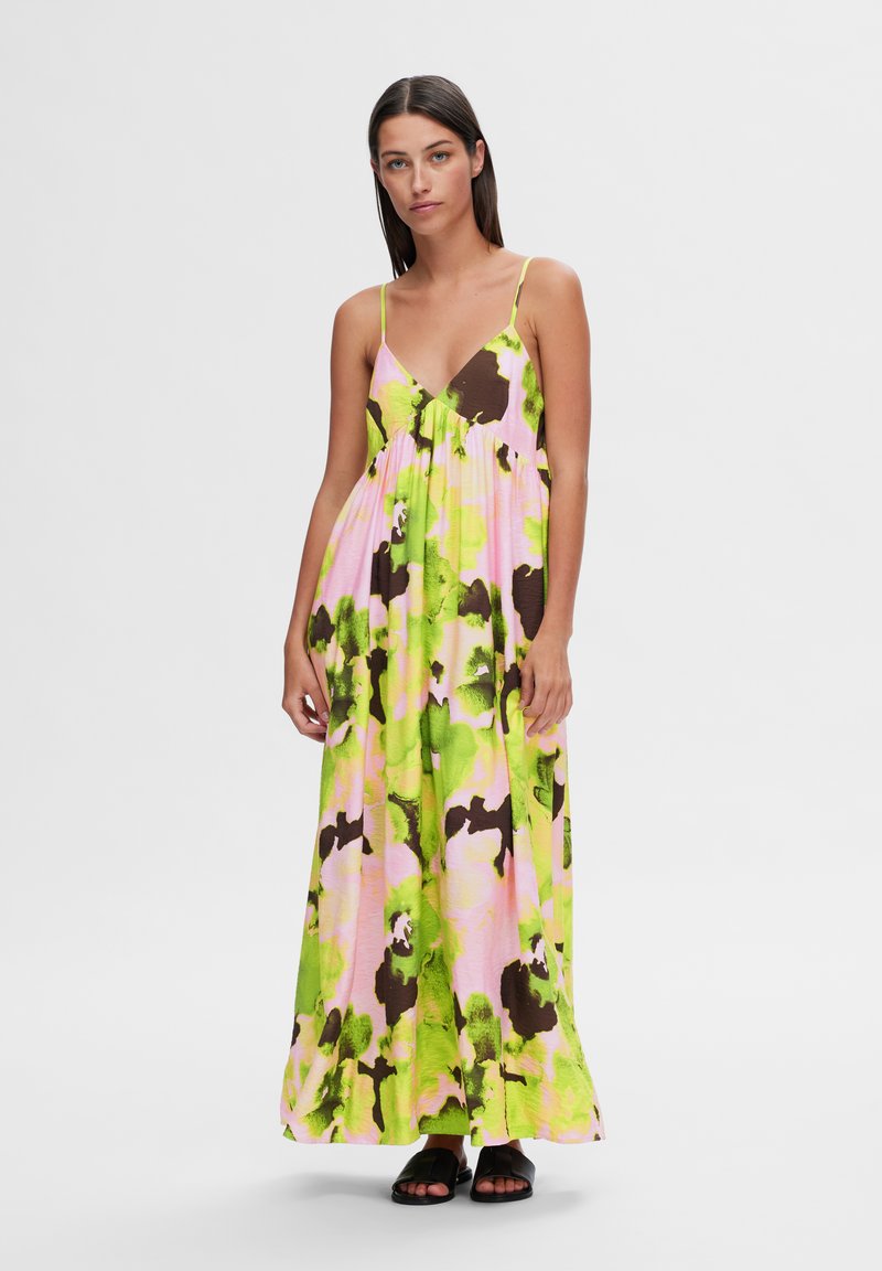 Selected Femme Maxi-jurk groen Selected Femme Maxi-jurk groen