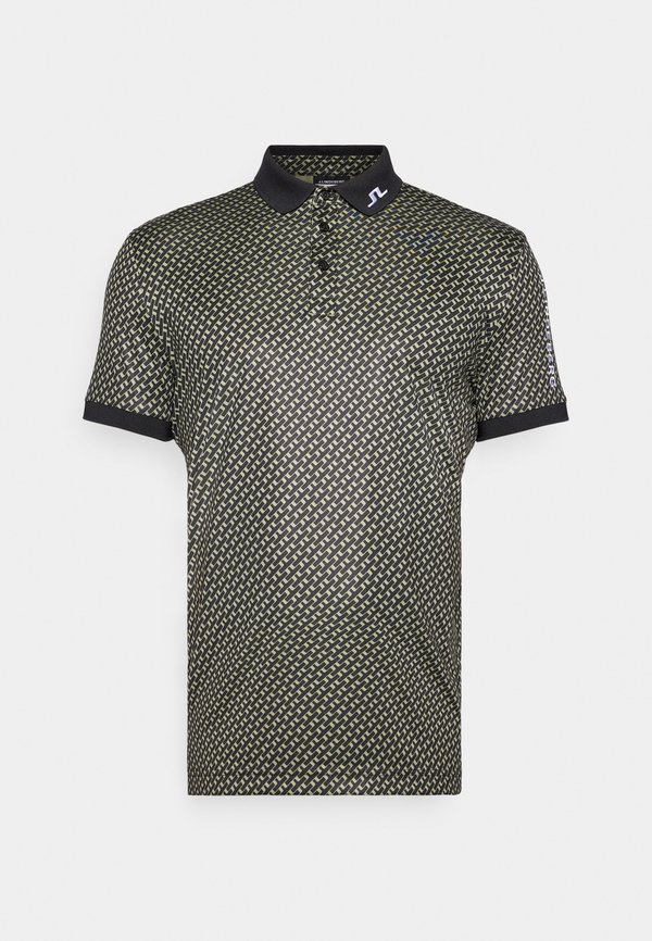 TECH PRINT - Polo shirt - olive3