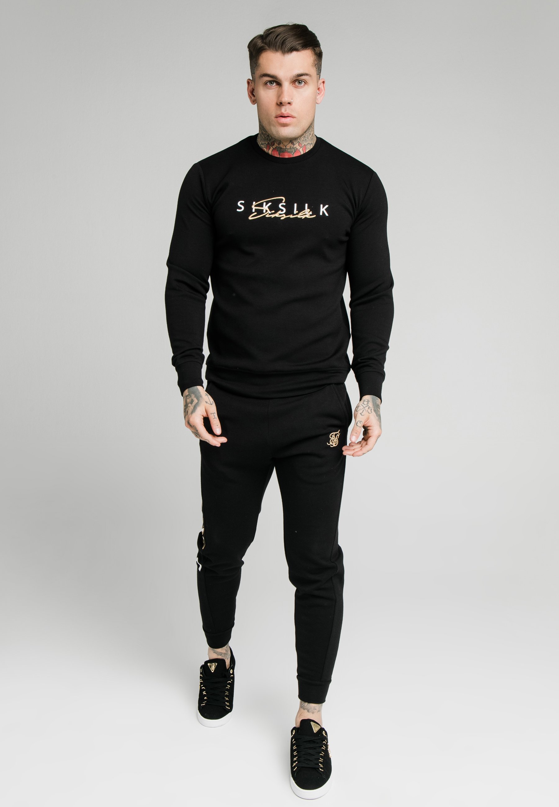 SIKSILK SIGNATURE TRACK PANTS Joggebukse black Zalando.no SIKSILK Joggebukse black Zalando.no