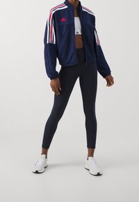 adidas Sportswear Tröja med dragkedja - blue