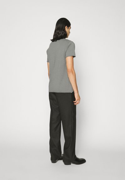 Filippa K ROLL NECK TEE - Jednoduché tričko - smoke gree