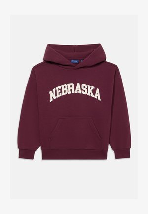 OSJGRAHAM RLX LS - Sportinis megztinis - mauve wine/white