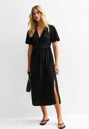 New Look THROUGH MIDI - Robe de jour - black
