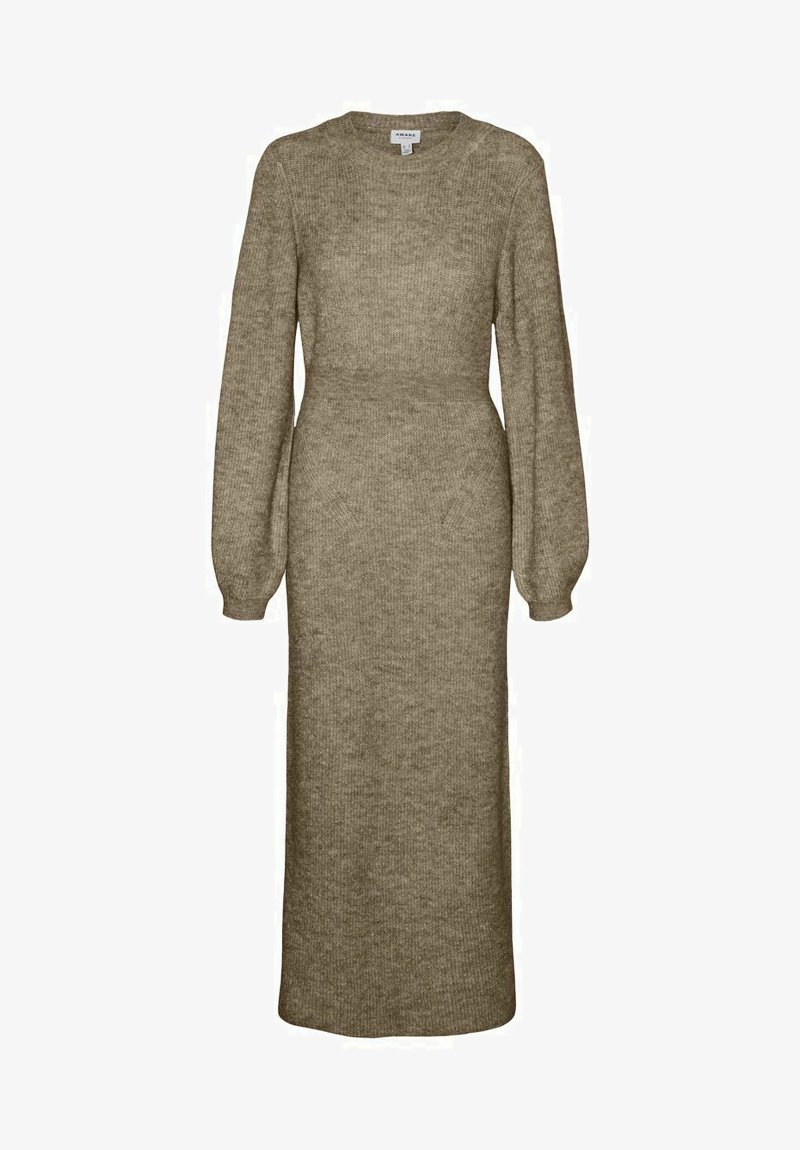 Vero Moda VMANGALINA LS O-NECK 7/8 VMA - Kampsunkleit - silver mink