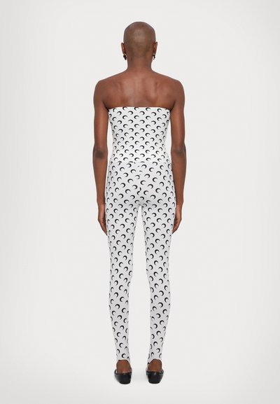 MARINE SERRE MOON PRINTED SECOND SKIN TUBE  - Tops - optical white