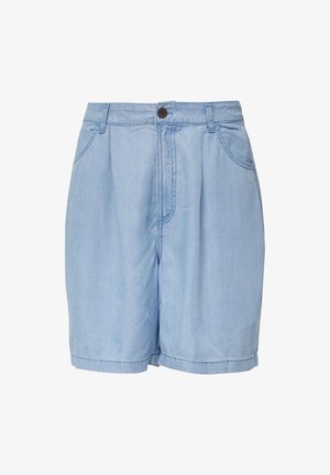 s.Oliver, FLIESSENDE MIT ELASTIKBUND - Short - blau