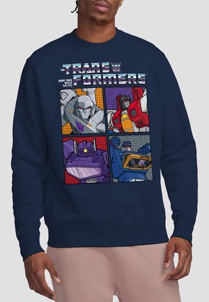 TRANSFORMERS GENERATIONS RETRO VILLAINOUS DECEPTICON GRID - Sweatshirt - dark blue
