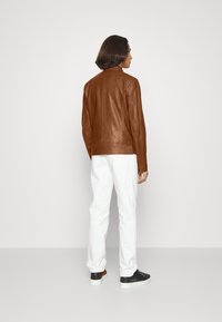 Belstaff RACER JACKET - Casaco de couro - heritage khaki