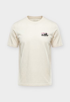 Patagonia, '73 SKYLINE - Тениска с щампа - undyed natural