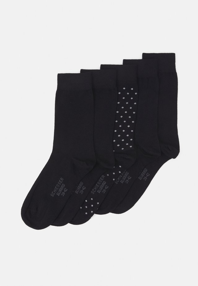 STAY FRESH 5 PACK - Socken - black