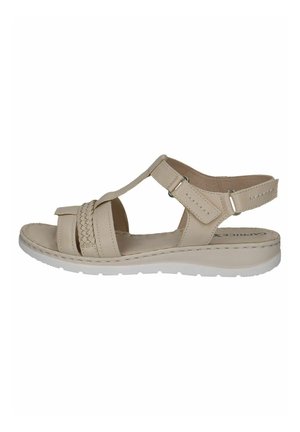 Sandalias de cuña - eggshell nappa