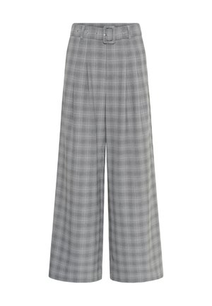 My Essential Wardrobe, MWADA VITTA HIGH WIDE PANT - Püksid - light grey check
