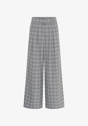 My Essential Wardrobe, MWADA VITTA HIGH WIDE PANT - Püksid - light grey check