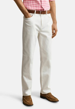 Straight leg jeans - eggshell