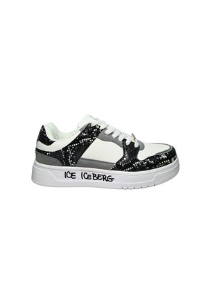 UNISEX SNEAKERS BASSE STAMPA SERPENTE BRAND LOGO LATERALE
 - Sneaker low - bianco