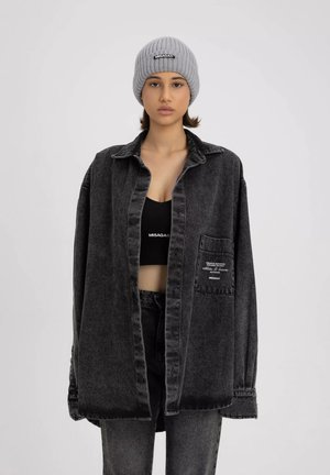 Overhemdblouse - grey denim