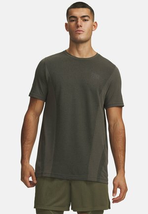 Under Armour, VANISH SEAMLESS - T-shirt print - marine od green