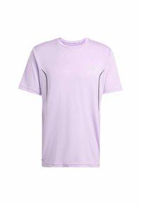 adidas Performance TECH APP - T-Shirt print - powder plum