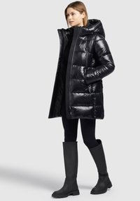 khujo CARDI SHINY - Vinterfrakke - schwarz