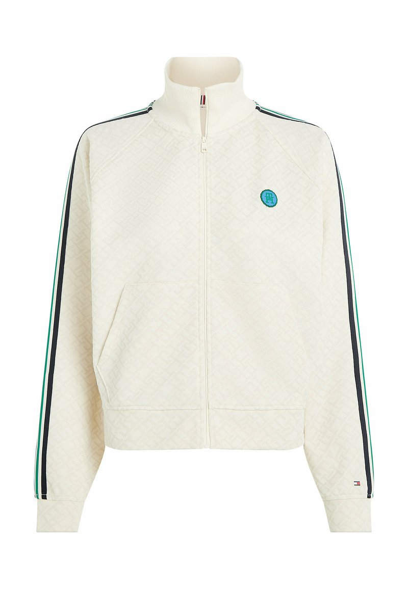 Tommy Hilfiger Sweater met rits wit Tommy Hilfiger Sweater met rits wit