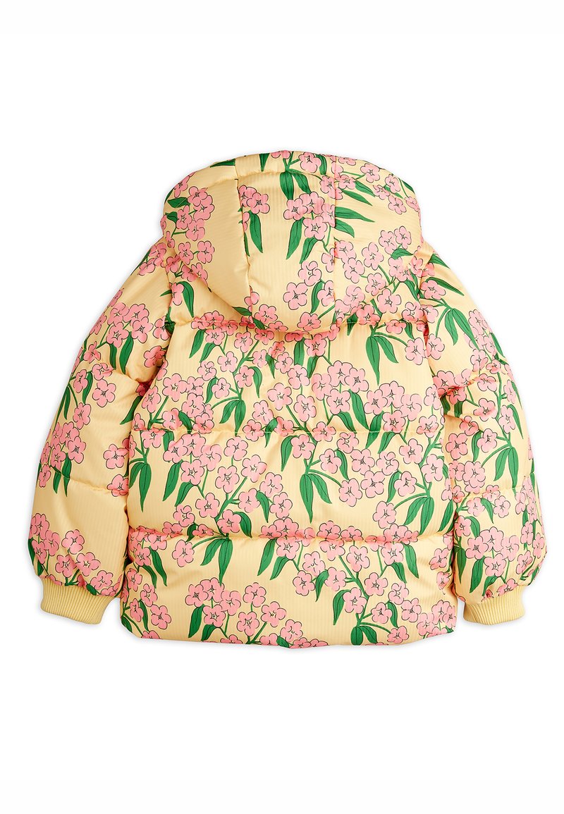 Mini Rodini ALPINE FLOWERS HOODED PUFFER UNISEX Winter jacket