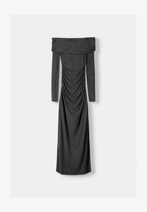 Bershka BARDOT - MIDI - Hverdagskjole - grey