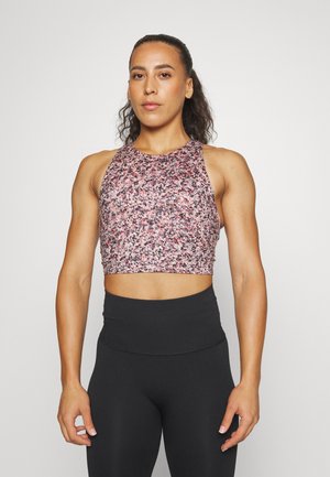 CONSCIOUS CROP PRINTED A-C - Sutiã desportivo de suporte médio - multi coloured