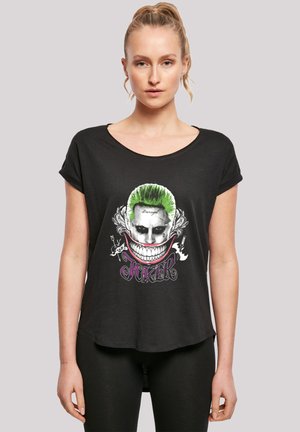 SUICIDE SQUAD JOKER COLOURED SMILE - Print T-shirt - black