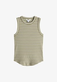 Unselected, khaki green ecru