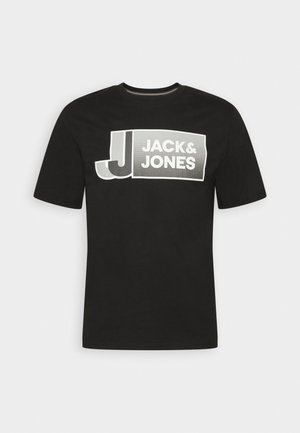 JCOLOGAN CREW NECK - Print T-shirt - black