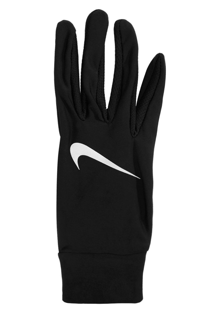 nike mens lightweight tech running gloves black black silver
