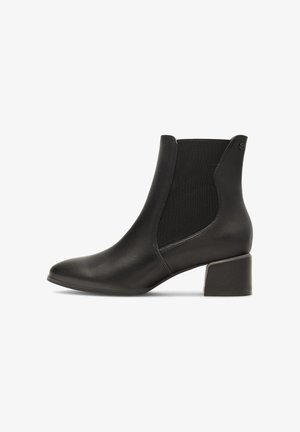 Gležnjar v kavbojskem in motorističnem slogu - black