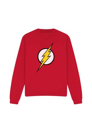 Warner Brothers, JLA FLASH LOGO - Sweatshirt - red