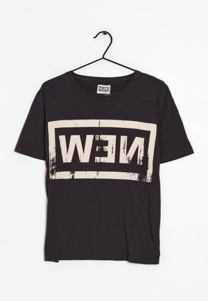 Weekday T-shirt print - black