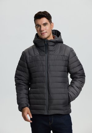 KARVIO - Winterjacke - bleigrau