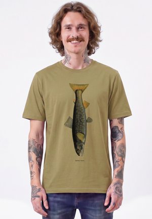 watapparel, FORELLE UNISEX - T-shirt imprimé - faded olive