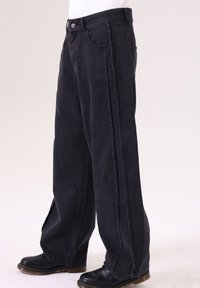 YOURTURN UNISEX - Baggy Jeans - washed black