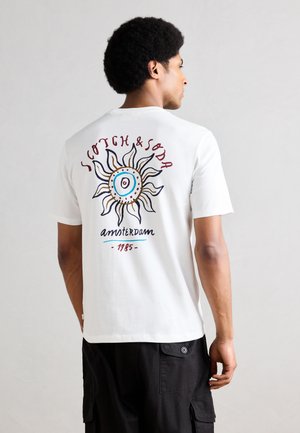 FRONT AND BACK ARTWORK  - T-Shirt print - bright white