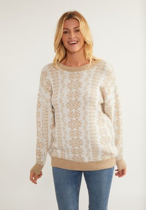 usha, Pullover - beige creme